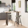 Pieds de table de bar en acier naturel 2 pièces 40 x (110-111) cm Acier 