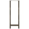 Pieds de table de bar en acier naturel 2 pièces 40 x (110-111) cm Acier 