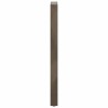 Pieds de table de bar en acier naturel 2 pièces 40 x (110-111) cm Acier 