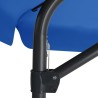 Parasol de jardin avec mât en acier 300 cm Bleu azuré 