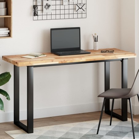 Dessus de table rectangulaire 120x50x4 cm bois massif d'acacia 