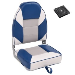 Ensemble de sièges de bateau pliables lot de 2 dossier haut 