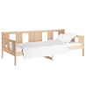 Lit de jour sans matelas bois de pin massif 80x200 cm 
