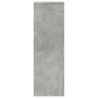 Supports pour plantes 2 pcs gris béton bois d'ingénierie 