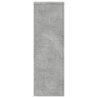 Supports pour plantes 2 pcs gris béton bois d'ingénierie 