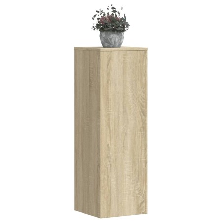 Supports pour plantes 2 pcs chêne sonoma bois d'ingénierie 