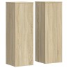 Supports pour plantes 2 pcs chêne sonoma bois d'ingénierie 