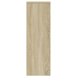 Supports pour plantes 2 pcs chêne sonoma bois d'ingénierie 