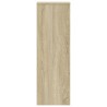 Supports pour plantes 2 pcs chêne sonoma bois d'ingénierie 