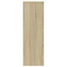 Supports pour plantes 2 pcs chêne sonoma bois d'ingénierie 