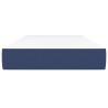 Matelas à ressorts ensachés pour enfants bleu 80x160 cm tissu 