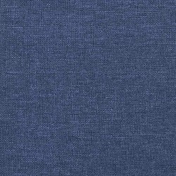 Matelas à ressorts ensachés pour enfants bleu 80x160 cm tissu 