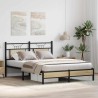 Cadre de lit sans matelas chêne sonoma 137x190 cm 