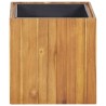 Lit surélevé de jardin 43,5x43,5x44 cm Bois massif d'acacia 