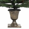 Arbres de Noël artificiels 2 pcs et couronne, guirlande et LED 