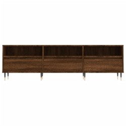 Meuble TV chêne marron 150x30x44,5 cm bois d'ingénierie 