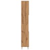 Armoire de salle de bain chêne artisanal 30x30x190 cm 