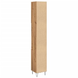 Armoire de salle de bain chêne artisanal 30x30x190 cm 