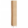 Armoire de salle de bain chêne artisanal 30x30x190 cm 