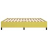 Cadre de lit sans matelas vert 180x200 cm tissu 