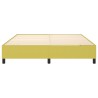 Cadre de lit sans matelas vert 180x200 cm tissu 