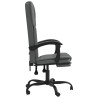 Fauteuil inclinable de bureau Gris foncé Tissu 