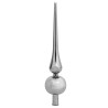 Arbre de Noël artificiel pré-éclairé et boules bleu 210 cm PVC 