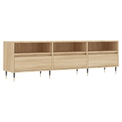Meuble TV chêne sonoma 150x30x44,5 cm bois d'ingénierie 