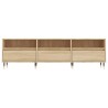 Meuble TV chêne sonoma 150x30x44,5 cm bois d'ingénierie 