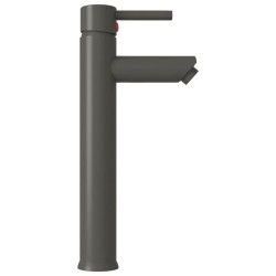 Lavabo de bain avec robinet et drain à poussoir Verre trempé 