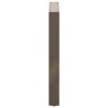 Pieds de table à manger en U 3 pièces Acier naturel 70 x (72-73) cm Acier 