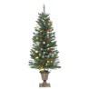 Ensemble de décoration de porte de Noël 4 pcs PVC 