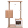 Arbre à chat avec tapis à gratter en sisal 104 cm 