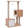 Arbre à chat avec tapis à gratter en sisal 104 cm 