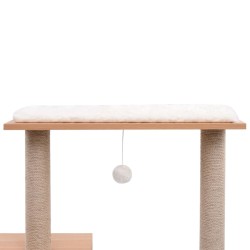Arbre à chat avec tapis à gratter en sisal 104 cm 