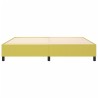 Cadre de lit sans matelas vert 200x200 cm tissu 