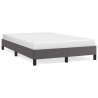 Cadre de lit sans matelas gris 120x190 cm similicuir 