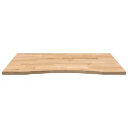 Dessus de bureau non traité bois massif de chêne rectangulaire 
