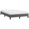 Cadre de lit sans matelas gris 120x190 cm similicuir 
