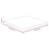 Dessus de table 70x70x4 cm bambou 