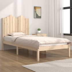 Cadre de lit sans matelas bois massif 