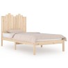 Cadre de lit sans matelas bois massif 