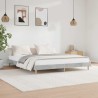 Cadre de lit sans matelas gris béton 120x200 cm 