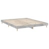 Cadre de lit sans matelas gris béton 120x200 cm 