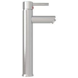 Lavabo de bain avec robinet et drain à poussoir Verre trempé 