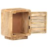 Table de chevet 40x30x50 cm Bois de manguier brut 
