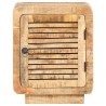 Table de chevet 40x30x50 cm Bois de manguier brut 