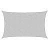 Voile d'ombrage gris clair 8x5 m 100% polyester oxford 