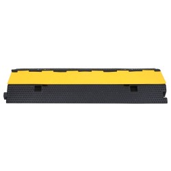 Rampes de protection de câble 2 canaux 2 pcs 100 cm caoutchouc 