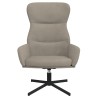 Chaise de relaxation Gris clair Velours 